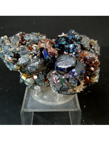 Iridescent Hematite -  Bacino mine Elba, Italy