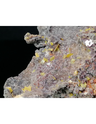 Wulfenite  - Zorzone mine Val Brembana  Italy