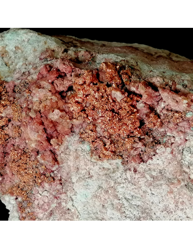 Copper on Cobaltoan Calcite - Musonoi mine R.D.C.