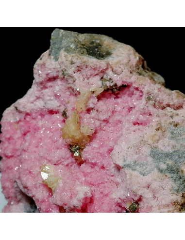 Axinite-mn Rhodocrosite - Arabia mine Ancah dep. Perù