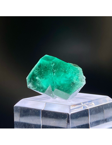 NEW FIND ! Fluorite over Pyrite - Huanzala, Peru