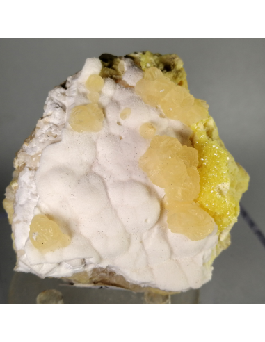 Stronzianite Calcite- Bubonia mine Sicily  Italy