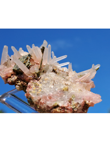 Hematoid Quartz Epidote - San Felipe mine  Perù