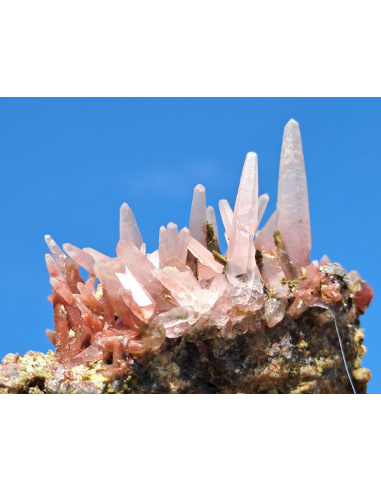 Hematoid Quartz Epidote - San Felipe mine  Perù