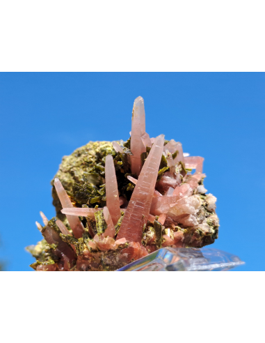 Hematoid Quartz Epidote - San Felipe mine  Perù