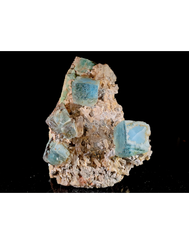 Blue Fluorite Amazonite Quartz   - Fazenda do centro Espiritu Santo Brazil