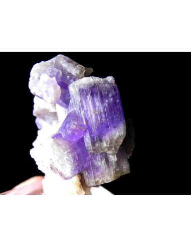 Purple Apatite -  Shengus, Haramosh Mts., Skardu District, Baltistan, Gilgit-Baltistan, Pakistan