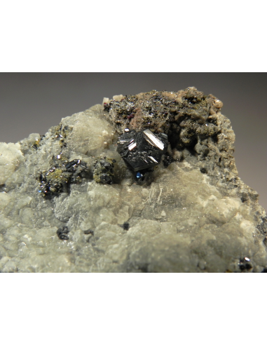 Acanthite - Uchucchacua Mine, Oyon Province, Lima Department, Peru