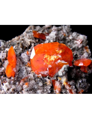 Wulfenite - Red Cloud Mine, Silver District, Trigo Mts, La Paz Co., Arizona, USA