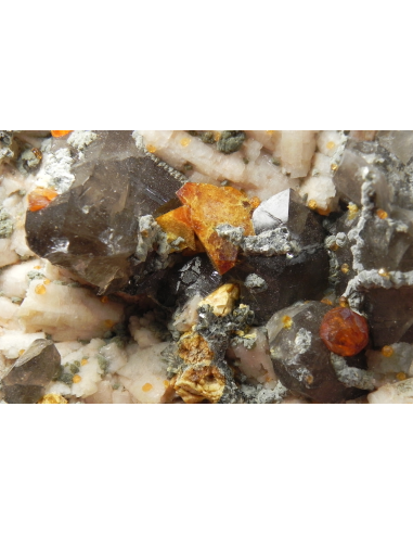 Spessartine - Wushan Spessartine Mine, Tongbei, Yunxiao Co., Zhangzhou Prefecture, Fujian Province, China